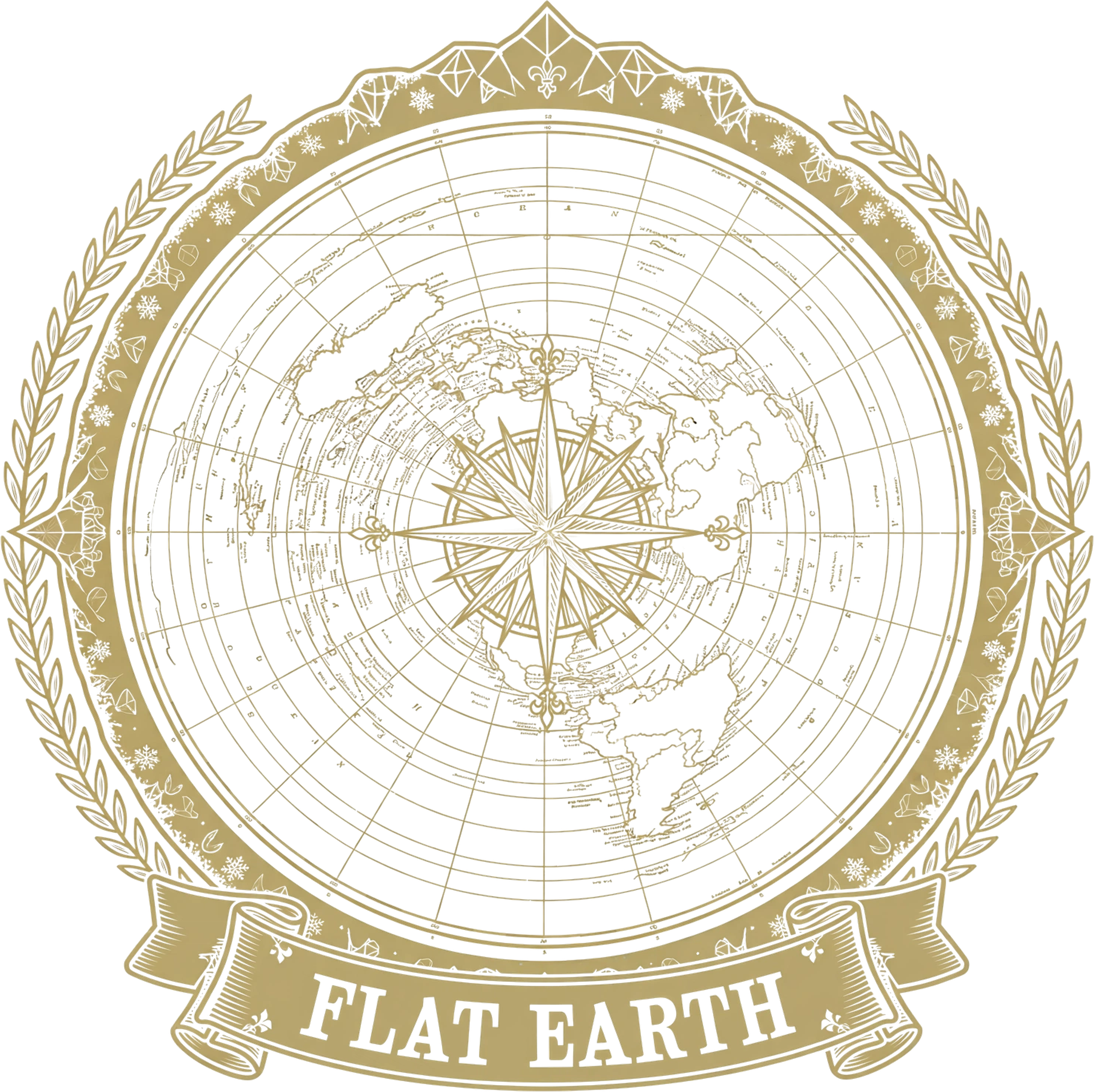 Flat Earth — Flat Earth Emblem design