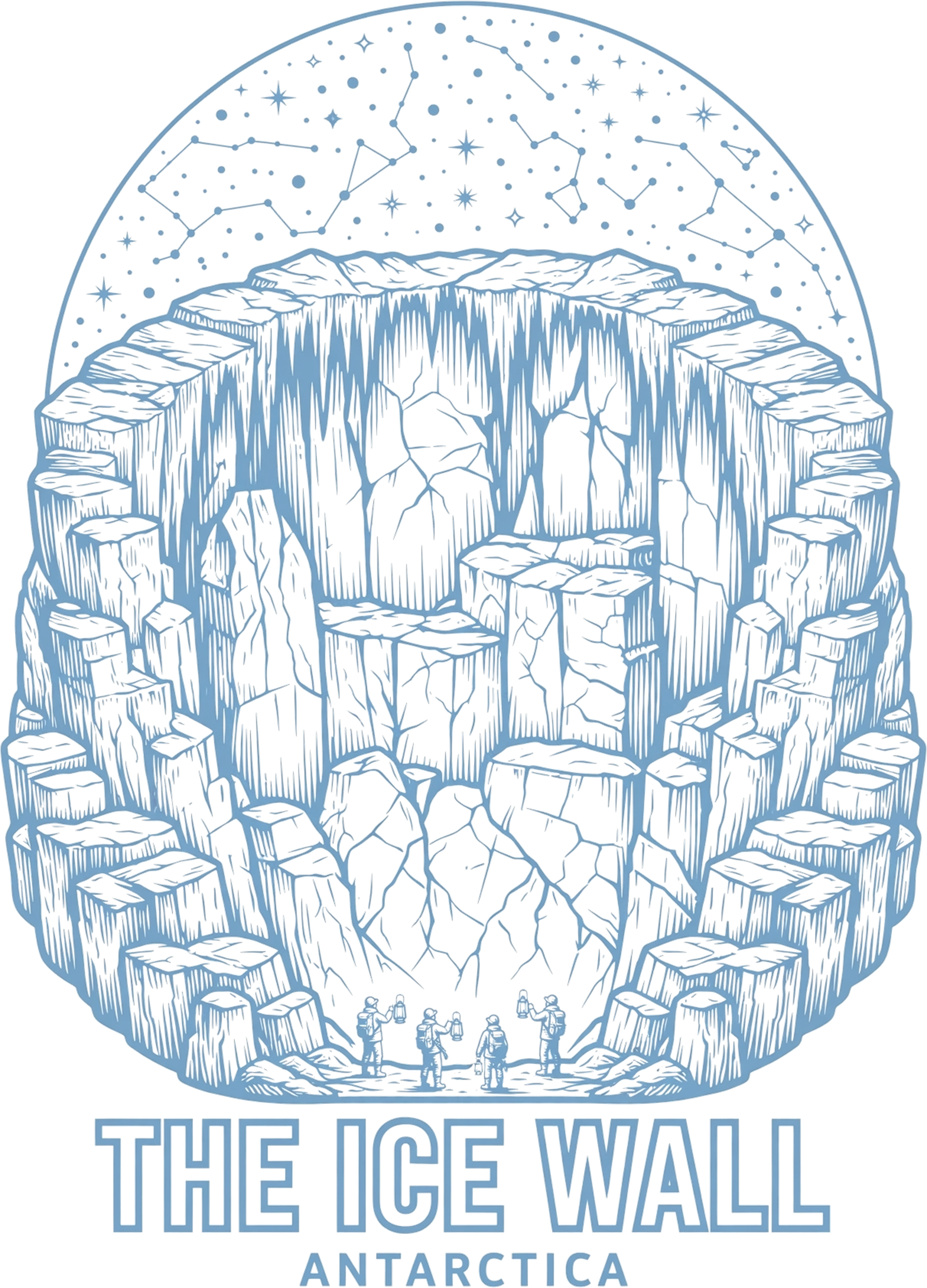 Flat Earth — The Ice Wall design